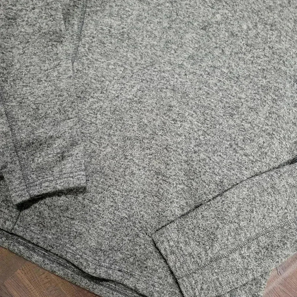 Eddie Bauer Radiator Fleece Snap-Front Pullover Gray Heather Size L - Picture 2 of 4